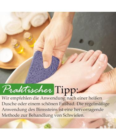 Beige Bimsstein Foot Care - 2 Pumice Stones for Callus & Hard Skin Removal | Pedicure Essential - Buy Online on GoSupps.com