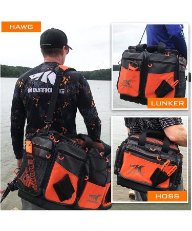KastKing Large Saltwater Resistant Fishing Tackle Bag - Medium-Hoss A1 - Orange - Buy Online on GoSupps.com