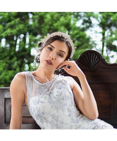 LIFKOME Wedding Hair Comb Tassel Pearl Hairpins Bride Headpiece Princess Fairy Hair Accessory Pearl Hair Jewelry for Women Girls Favors - Buy Online on GoSupps.com