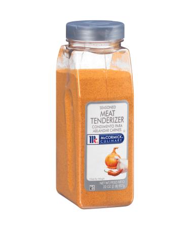 McCormick Culinary Seasoned Meat Tenderizer, 32 oz - One 32 Ounce Container of Meat Tenderizer Seasoning, Blended for Chefs to Create Flavorful Meat Dishes 2 Pound (Pack of 1)