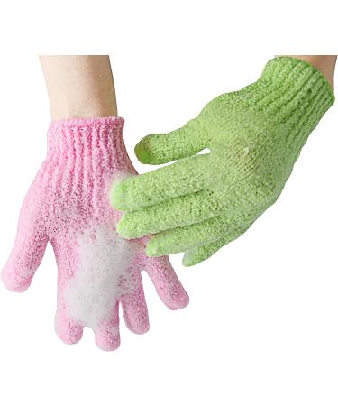10PCS Exfoliating Bath Gloves for Men and Women - Natural Mitts for Soft and Healthy Skin | 5 Pairs AOLANS Shower Gloves - Buy Online on GoSupps.com