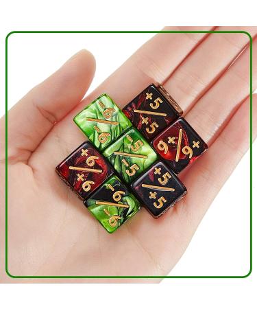 48pcs Dice Counters Token for MTG CCG Card Gaming - D6 Cube Loyalty Counter Dice - 2 Styles - Buy Online on GoSupps.com