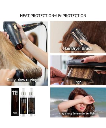 11 in 1 Almond Oil Moisture Leave In Conditioner Detangler Spray Argan oil Conditioning Cream Daily Hair Moisturizer Stay In Conditioner Keratin Cream Hair Serum for Frizzy Dry Damaged Hair 8.6 Fl Oz (Pack of 1) - Buy Online on GoSupps.com