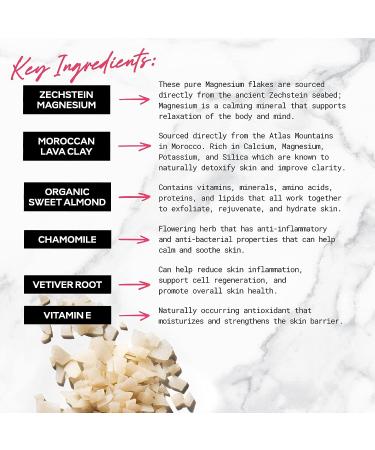 Kourtney x Barker Wellness Rejuvenate Magnesium Bath Flakes - Natural Muscle Relief and Skin Hydration (17.6 oz) - Buy Online on GoSupps.com