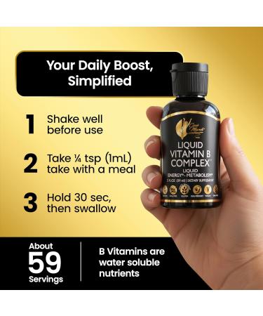 Coc March N.M.D Liquid Vitamin B Complex with B1, B2, B6, B12 & Vitamin C Energy, Metabolism & Immune Support Vitamins for Women & Men Vegan, Gluten Free, Soy & Dairy Free 2 Fl Oz (59 mL) Liquid Vitamin B - Buy Online on GoSupps.com