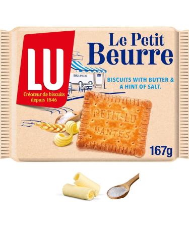 LU Le Petit Beurre Biscuits 167g (3 Pack Bundle) With Oerich Inspirational Card - Buy Online on GoSupps.com