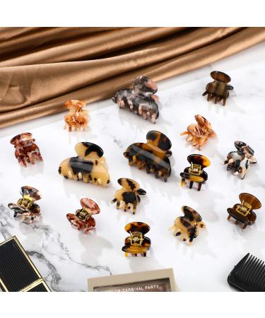 9-Piece Tortoise Shell Hair Clips Set for Women - French Hair Claw & Jaw Clamp Accessories in Classic Pattern - Buy Online on GoSupps.com