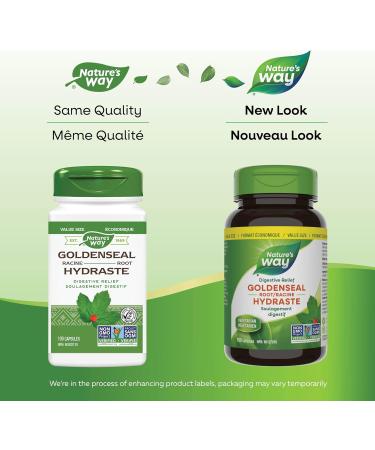 Nature's Way Goldenseal Root Relieve digestive upset - Aid Digestion Mild Laxative - Non-GMO - 100 Vegetarian Capsules Value Size Natural 100 count (Pack of 1) - Buy Online on GoSupps.com