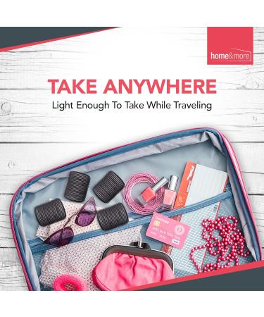 8PK Black Hair Rollers for Hair Volume | Self Holding Large Hair Rollers | Black Velcro Rollers for Hair | Hair Roller for Long Hair & Short Hair | Large Velcro Hairdressing Curler | Salon Hair Curler - Buy Online on GoSupps.com