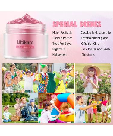 Ultikare Cire De Couleur Temporaire Pour Cheveux Rose Clair - Coloration Pour No l et F tes Light Pink - Buy Online on GoSupps.com