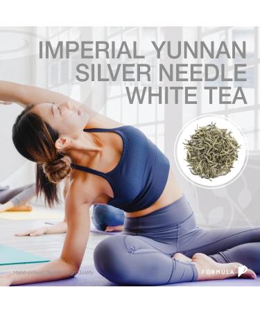 Imperial Yunnan Silver Needle White Loose Leaf Tea by Tea Formula | 3.5oz/100g | Low Caffeine | Delicate Floral Aroma - Buy Online on GoSupps.com