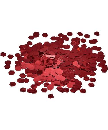 Stargazer Chunky Glitter Shaker Red. Cosmetic glitter for use on the eyes lips face body hair and nails. - Buy Online on GoSupps.com