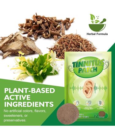 Tinnitus Relief Patches - Natural Herbal Formula for Ringing Ears, Earaches, Improved Hearing, and Peaceful Sleep - Buy Online on GoSupps.com