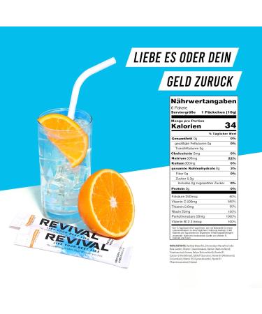 Revival Isotonic Beverage Powder - Electrolyte Hydration Drink Cherry Flavor (30 Sticks) - Perfect Sports Drink for Optimal Hydration - Buy Online on GoSupps.com
