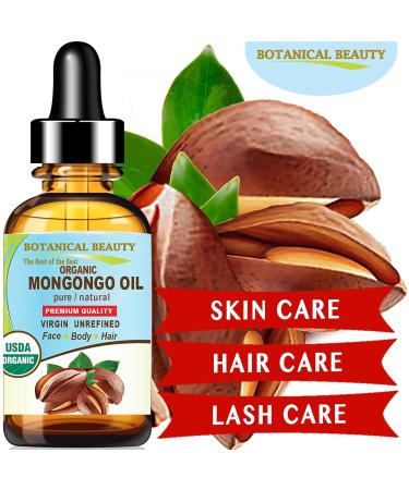 Botanical Beauty Organic MONGONGO OIL Manketti Seed Oil 100% Pure Natural Virgin Unrefined Cold-Pressed Carrier Oil for Face Skin Body Hair Lip Nails Rich in Vitamin E (0.5 Fl Oz 15 ml) - Buy Online on GoSupps.com