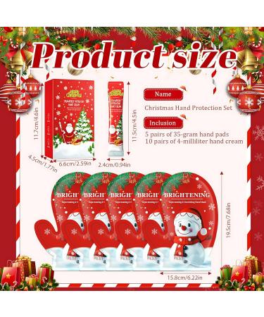 Masque Main No l 5 Paires Masque pour les Mains+10 Mini Creme Main Creme Main Noel Hydratant Rendre la Peau Plus Lisse Cadeaux de Noel pour Famille Amis et Vous-M me Fraise 35 g (Lot de 1) - Buy Online on GoSupps.com