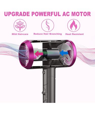 Professional Travel Hair Dryer with Diffuser | Lightweight & Low Noise Blow Dryer for Curly Hair | 2 Speed Heat Settings | Ideal for Home, Salon, and Gift - Buy Online on GoSupps.com