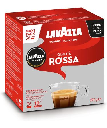 Lavazza A Modo Mio Qualita Rossa 36 Coffee Capsules (2) Rossa 36 Count (Pack of 2) - Buy Online on GoSupps.com