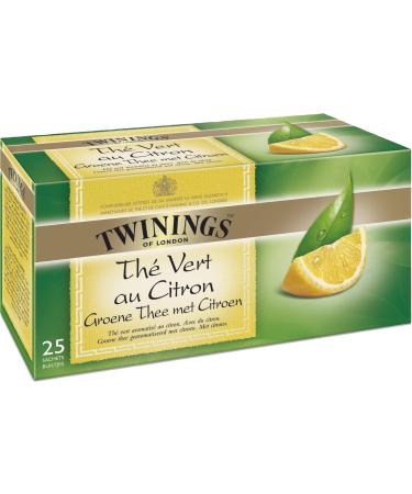 Twinings Th vert au citron 25 Sachets