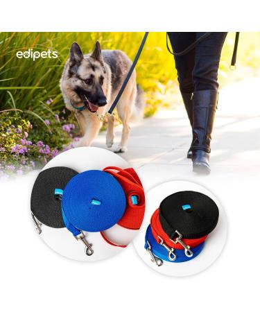 Edipets Waterproof Dog Training Line - 3m Dark Blue Leash for Large & Small Dogs | Robust Tow Line for Optimal Control - Buy Online on GoSupps.com
