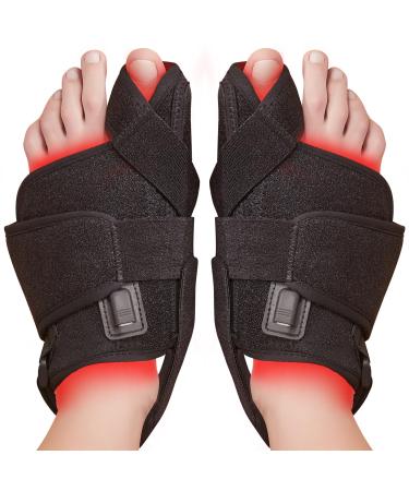CAMECO 1 Pair R.ed L.ight T.herapy D.evice for Feet Near Infrared Light Therapy for Foot Hallux Valgus