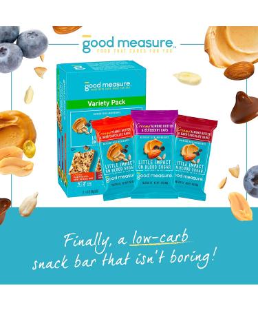 Good Measure Bars Variety Pack - Low Carb, Zero Added Sugar, Nutrient-Rich Snack - Keto Friendly - Made in the USA - Buy Online on GoSupps.com