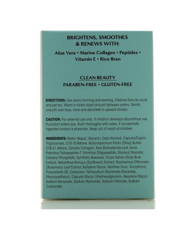 Firm & Hydrate Collagen Face Cream - Anti-Aging Moisturizer for Wrinkles Fine Lines & Dry Skin with Peptides Vitamin E & Aloe Vera - 1.5 Fl Oz - Buy Online on GoSupps.com