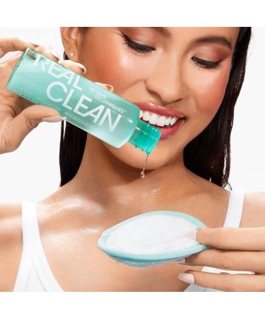 Real Techniques In-The-Clear Eye Makeup Remover - Gentle Vegan Cruelty-Free with Hyaluronic Acid & Vitamin C - 4 fl. oz - Buy Online on GoSupps.com