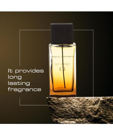 Red Amber - 3.4 Oz Eau De Toilette - Fragrance Mist For Men - Spicy Oriental Scent - Cologne Spray With Apple Pepper Geranium Tonka Wood Accords - Buy Online on GoSupps.com