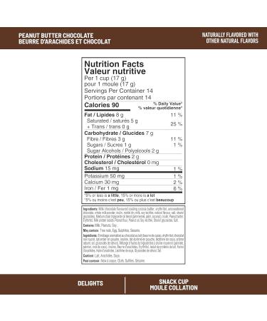 SlimFast KETO Bomb Snacks 14x17g Chocolate Peanut Butter Cups Per box 238 Grams - Buy Online on GoSupps.com