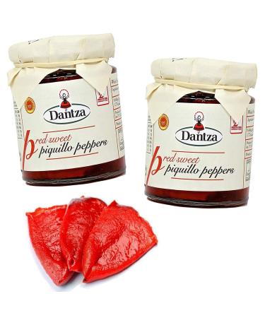 Spanish Red Piquillo Sweet Pepper Navarre Kosher from Spain - 2 pack x 7.7 oz