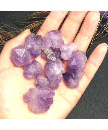 Specimen 100g Natural Amethyst Rough Rolling Stone feng Shui Stone Crystal Natural StoneStone Stone Crystal Reiki