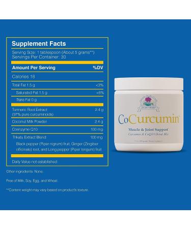 Ayush Herbs CoCurcumin Drink Mix 5.2 oz - Muscle, Joint, & Cognitive Support - Buy Online on GoSupps.com