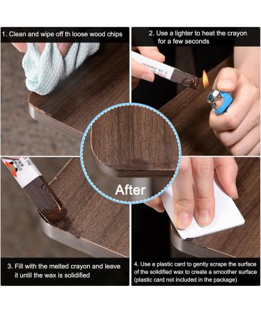 uxcell Wood Wax Filler Stick - 2Pcs Mellow Desert Brown Furniture Repair Crayons for Scratches Holes & Touch-Ups on Floors Doors & Tables - International Shipping Available - Buy Online on GoSupps.com