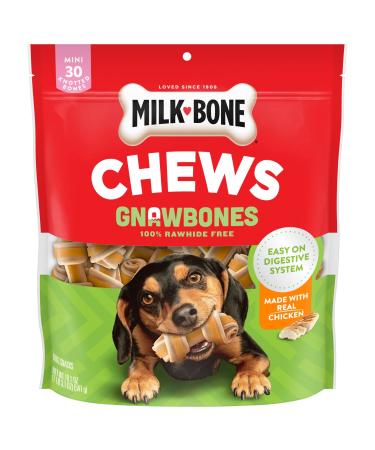 Milk-Bone Gnaw Bones Long Lasting and Rawhide Free Dog Treats Mini Knotted Bones Chicken Mini - Buy Online on GoSupps.com