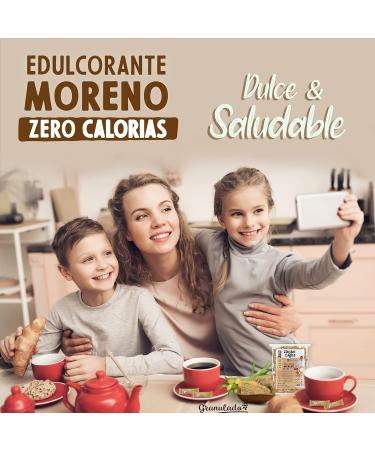 Dulci Light Cane Honey Granulate - 100 Calorie-Free Sweetener Bags for Drinks & Food | Natural Sugar Replacement - Buy Online on GoSupps.com