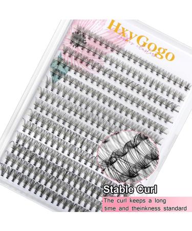 HxyGogo Wispy Fluffy Lash Extensions 10D Cluster DIY Eyelash Extensions 280 pcs - Natural Look, Reusable Individuals - 8-16MM D Curl - Buy Online on GoSupps.com