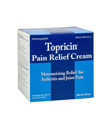 Topricin Pain Relief Cream 4 oz