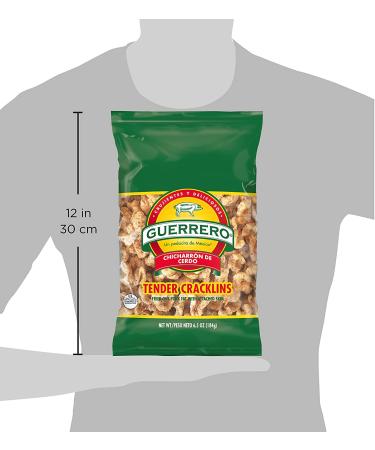 Guerrero Tender Cracklin 6.5 oz - Authentic Mexican Pork Rinds - Buy Online on GoSupps.com