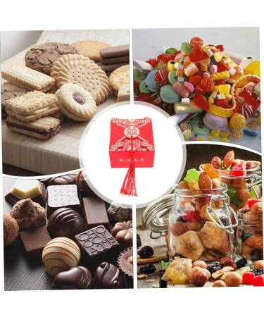 ifundom 12pcs Packing Box Wedding Souvenirs Storage Case Leather Bag Wrapping Pouch Bride China Candy - Buy Online on GoSupps.com