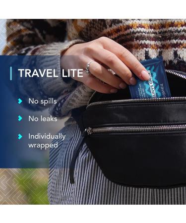 Travel Lite Alcohol-Free Hand Wipes with Aloe Vera and Vitamin E - Fresh Scent 50ct Individually Wrapped for Adults and Kids - Buy Online on GoSupps.com