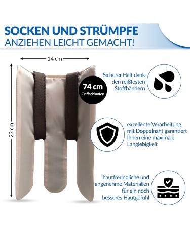 Premium Tear-Resistant Sock Aid | Ideal Gift for Seniors & Pregnant Women | Assistive Aid for Impaired Mobility - Buy Online on GoSupps.com