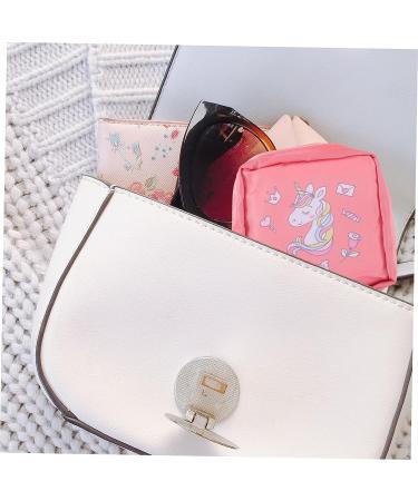 KALLORY 3pcs Travel Toiletry Bag Set | Large-Capacity Organizer for Aunt Towels & Menstrual Products | Nylon Cartoon Design | Coin Pouch Included - Buy Online on GoSupps.com
