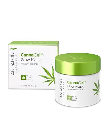 Andalou Naturals CannaCell Glow Mask - 1.7 oz | Radiant & Nourishing Skincare - Buy Online on GoSupps.com