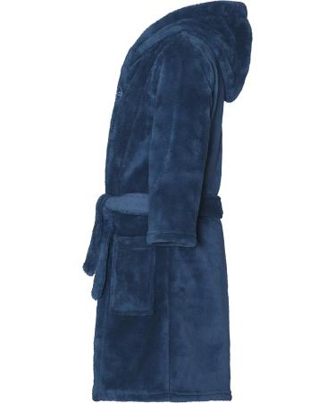 Playshoes Unisex Children's Fleece Bathrobe Dressing Gown 98-104 - Cozy Navy Robe for Kids | International Shipping Available - Buy Online on GoSupps.com