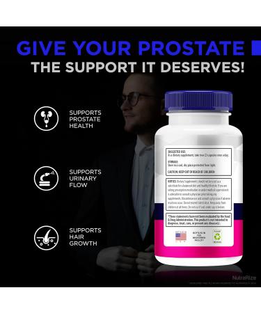 NutraRize (2 Pack) EZ Prostate Capsules All-Natural Formula to Maintain Prostate Health Premium E Z Prostate Support Pills Official EZProstate Pastillas Review (120 Capsules) - Buy Online on GoSupps.com