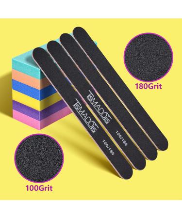 TsMADDTs 12PCS Nail Files and Buffers Set - Professional Nail Care Tools Kit for Women and Girls - Buy Online on GoSupps.com