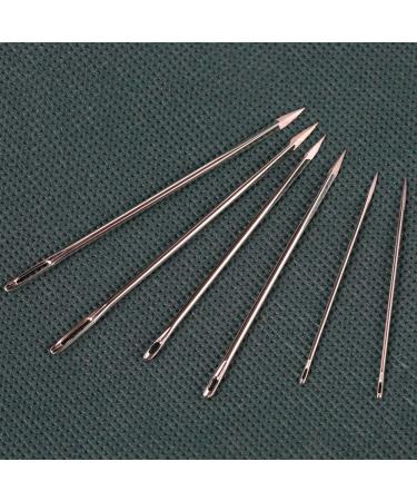 6-Piece Sharp Leather Large Eye Triangular Needles Set with Sewing Needle Case - Buy Online on GoSupps.com