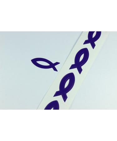 Jesus Fish Tanning Stickers 50