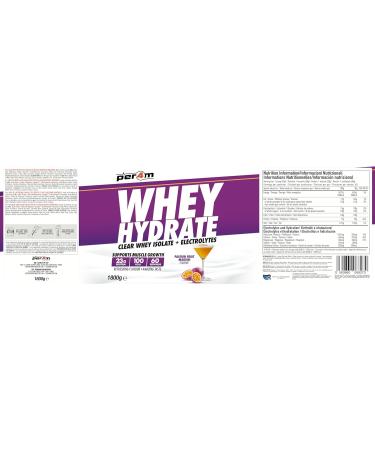 Per4m Whey Hydrate (1800g) Martini au fruit de la passion - Prot ines - Prot ines claires - Buy Online on GoSupps.com